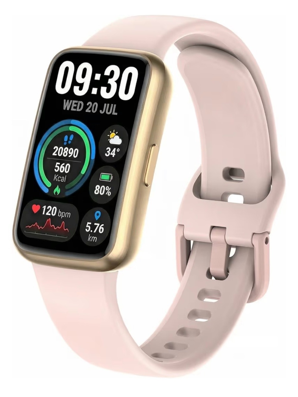 Fitness Tracker, 1.47” HD Smart Band, 24/7 Heart Rate & SpO2 Tracking